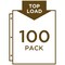 Avery EcoFriendly Recycled Economy Sheet Protectors, Semi-Clear, Top Load, 100 Document Protectors (75537)